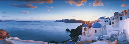 Santorini Panorama Wall Mural