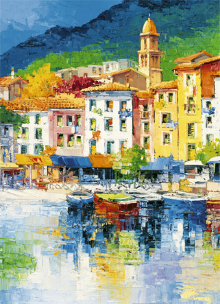 Riviera Ligure (Antonio di Viccaro) Wall Mural