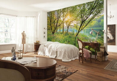  Spring Lake Wall Mural roomsetting