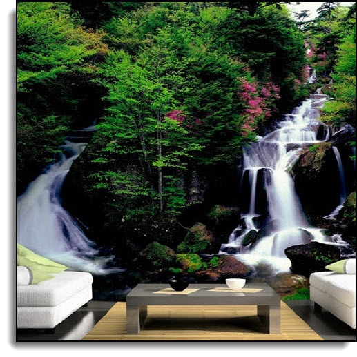 Twin Falls Wall Mural PR1840 DS8040