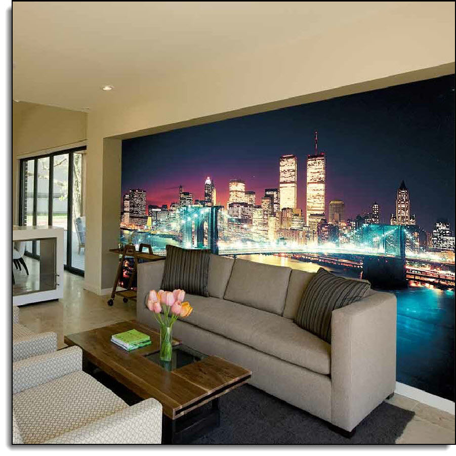 New York Bridge Wall Mural DS8071