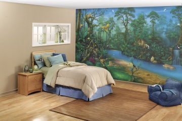 Jungle Dreams Wall Mural c829 ROOMSETTING