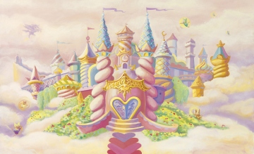 Princess Castle Wall Mural 