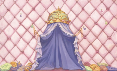 Princess Canopy Wall Mural C863