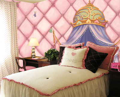 Princess Canopy Wall Mural C863 roomsetting