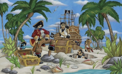 Pirates Wall Mural C864