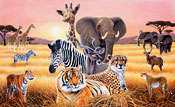 Safari Too Wall Mural