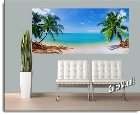 Coconut Beach Wall Mural 