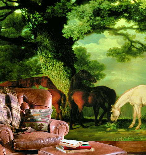 Green Pastures Wall Mural 