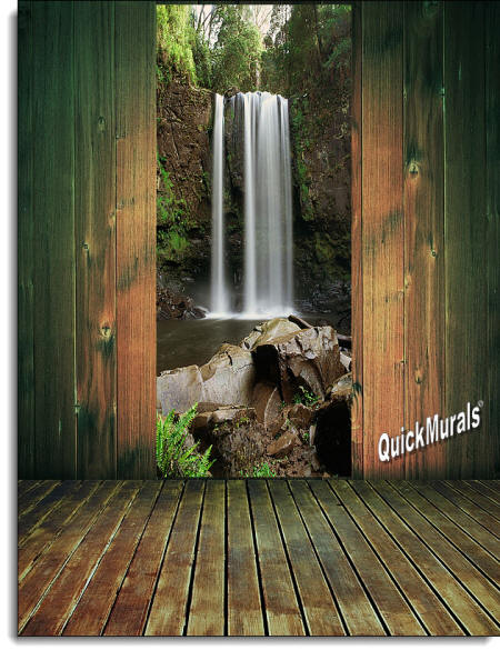 Serenity Waterfall door/wall Mural