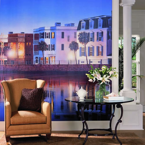 Charleston Wall Mural roomsetting