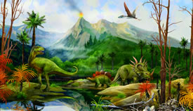 Dinosaur Wall Mural