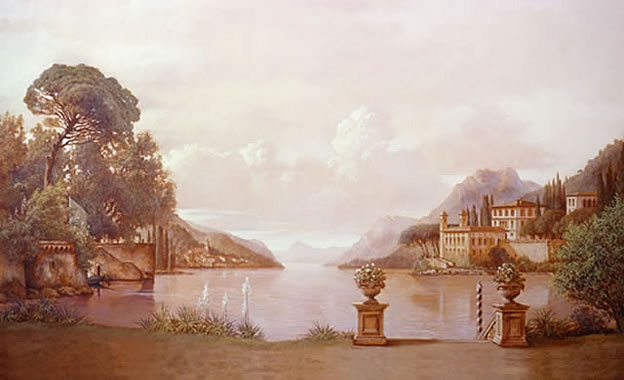 Lake Como Wall Mural