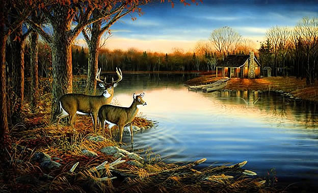 Tranquil Evening Wall Mural 